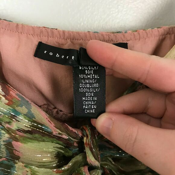 Robert Rodriguez silk Paisley Camisole Top - Picture 4 of 6